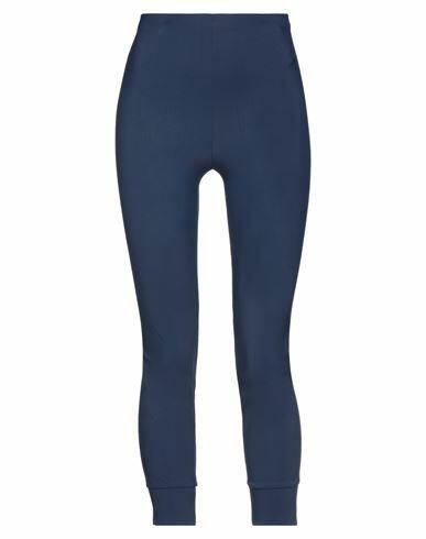 High Woman Leggings Navy blue Nylon, Elastane Cover