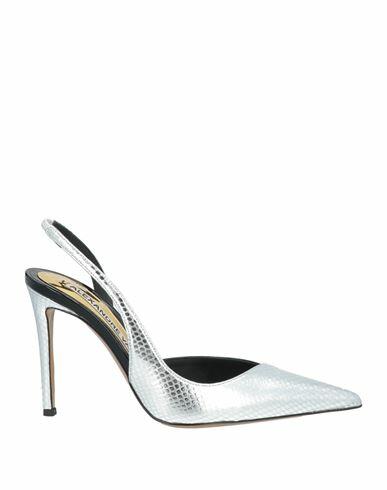 Alexandre Vauthier Woman Pumps Silver Textile fibers Cover