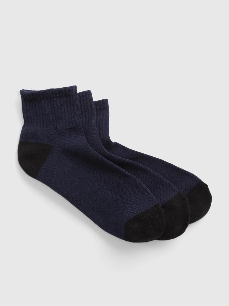 Gap Quarter Crew Socks (3-Pack) Cover