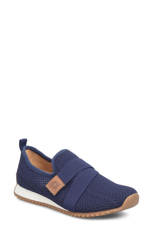 Børn Newberry Knit Sneaker in Navy Fabric Cover