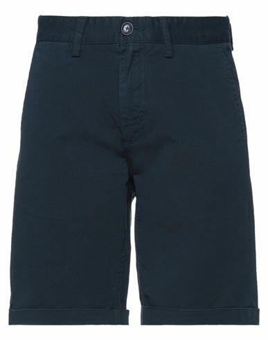 Sun 68 Man Shorts & Bermuda Shorts Midnight blue Cotton, Elastane Cover