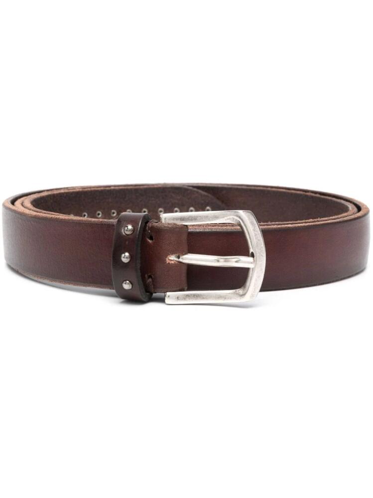 Boglioli metallic-buckle adjustable belt - Brown Cover