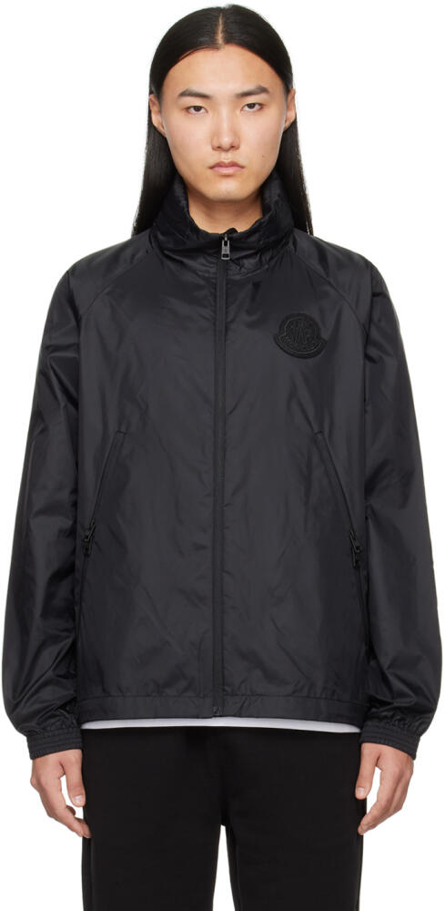 Moncler Black Appliqué Jacket Cover