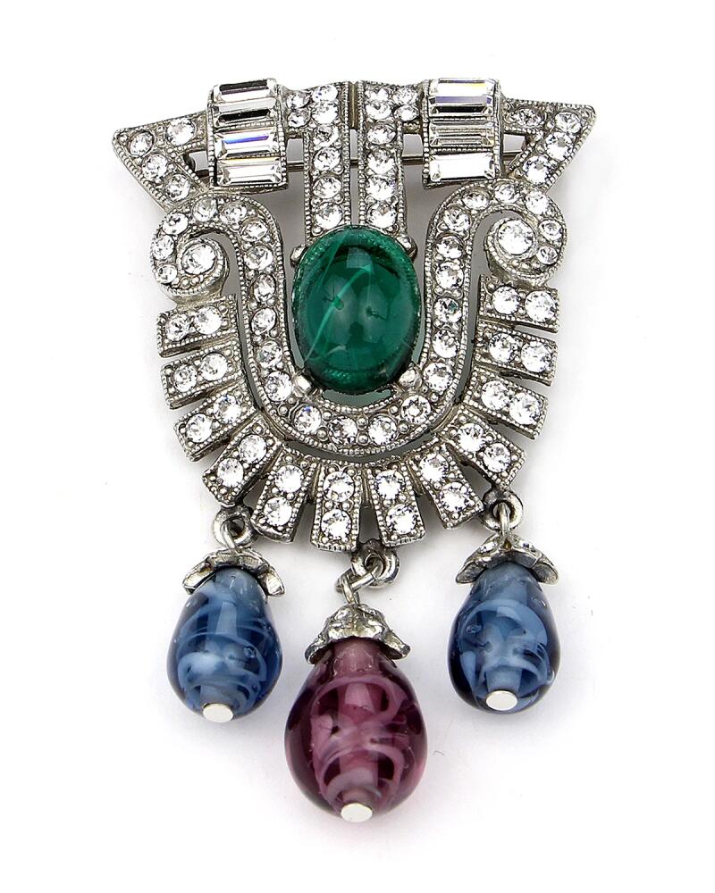 Ben-Amun Crystal Multi-Drop Brooch Cover