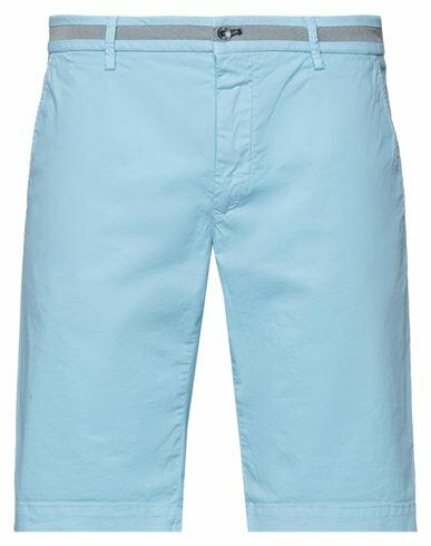 Mason's Man Shorts & Bermuda Shorts Sky blue Cotton, Elastane Cover