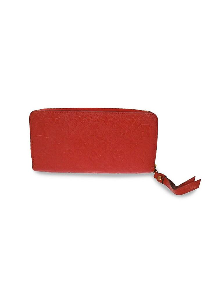 Women's Louis Vuitton Portefeuille Zippy Wallet - Red Cover