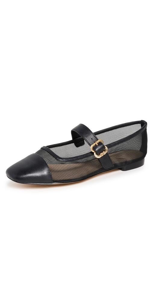 Sam Edelman Miranda Mesh Ballet Flats Black Cover