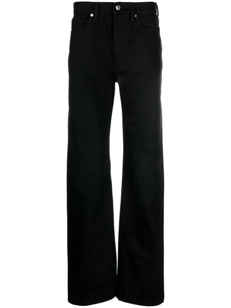 Alexander Wang ez mid-rise straight-leg jeans - Black Cover