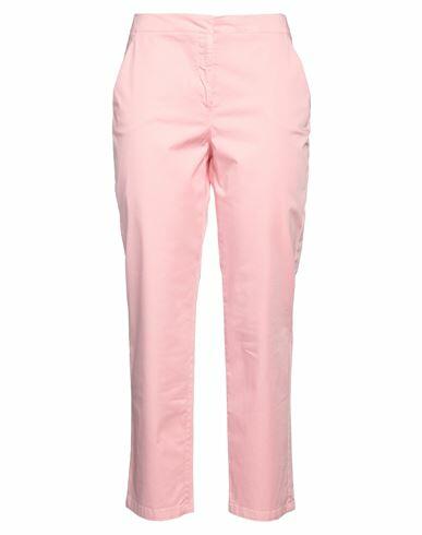 Barba Napoli Woman Pants Pink Cotton, Elastane Cover