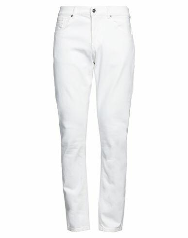 Dondup Man Jeans White Cotton, Elastane Cover