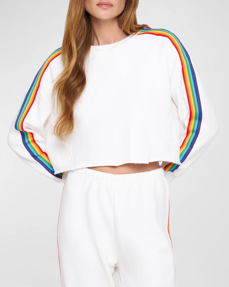 Spiritual Gangster Rainbow Cropped Pullover Cover