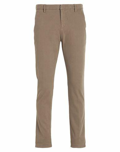 Dondup Man Pants Military green Cotton, Lyocell, Elastane Cover