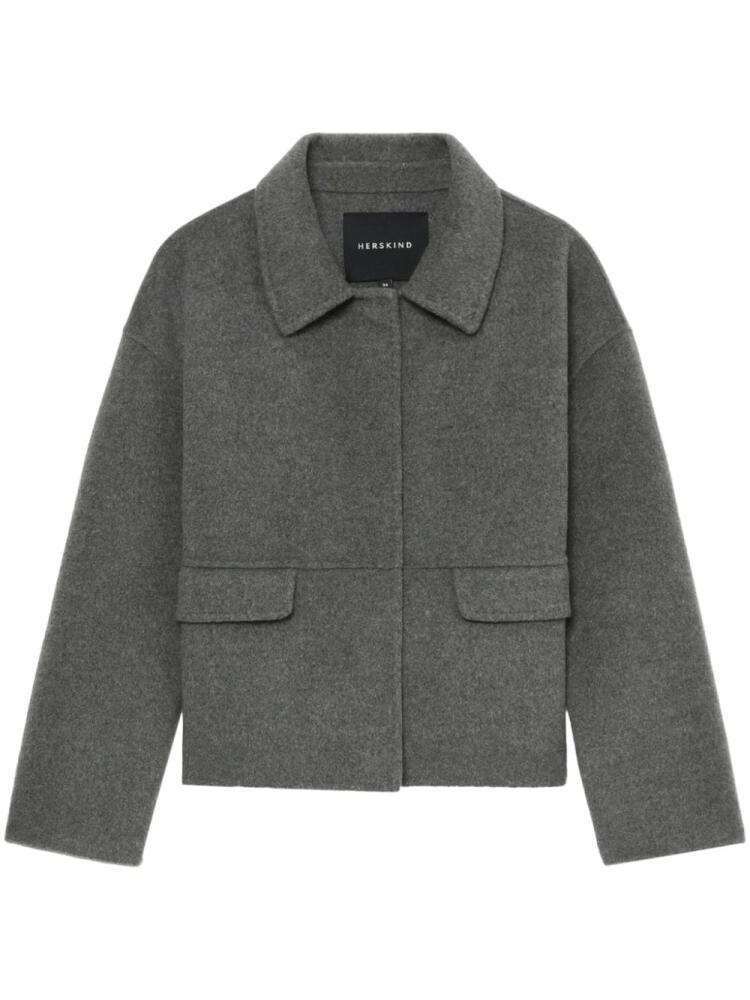 HERSKIND Kurt Lux coat - Grey Cover