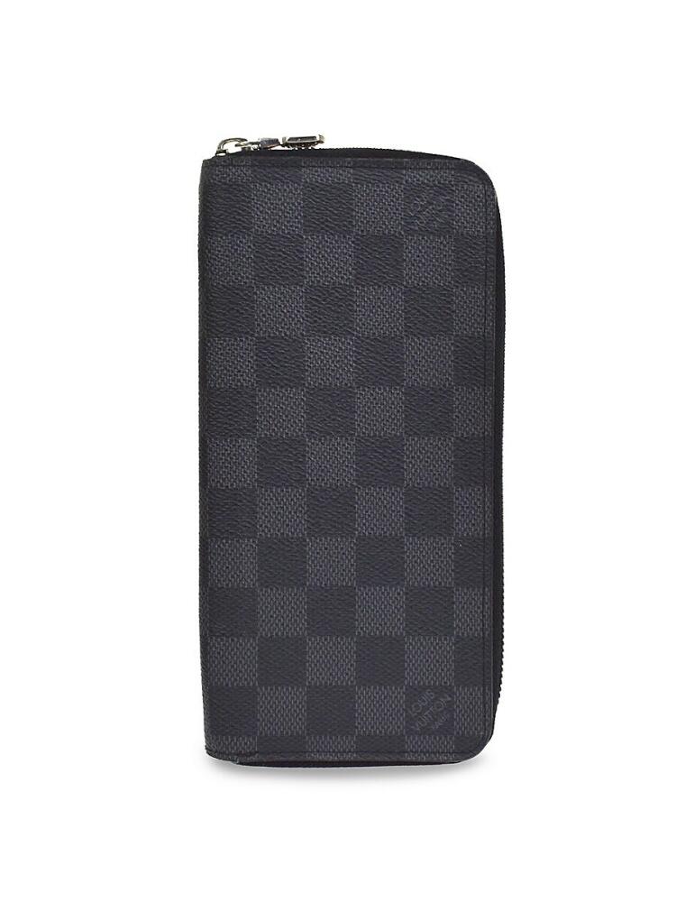 Women's Louis Vuitton Zippy Wallet Vertical - Black Cover