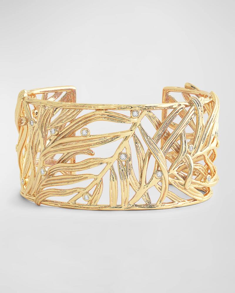 Anabel Aram Jewelry Palm Leaves Cuff Cover