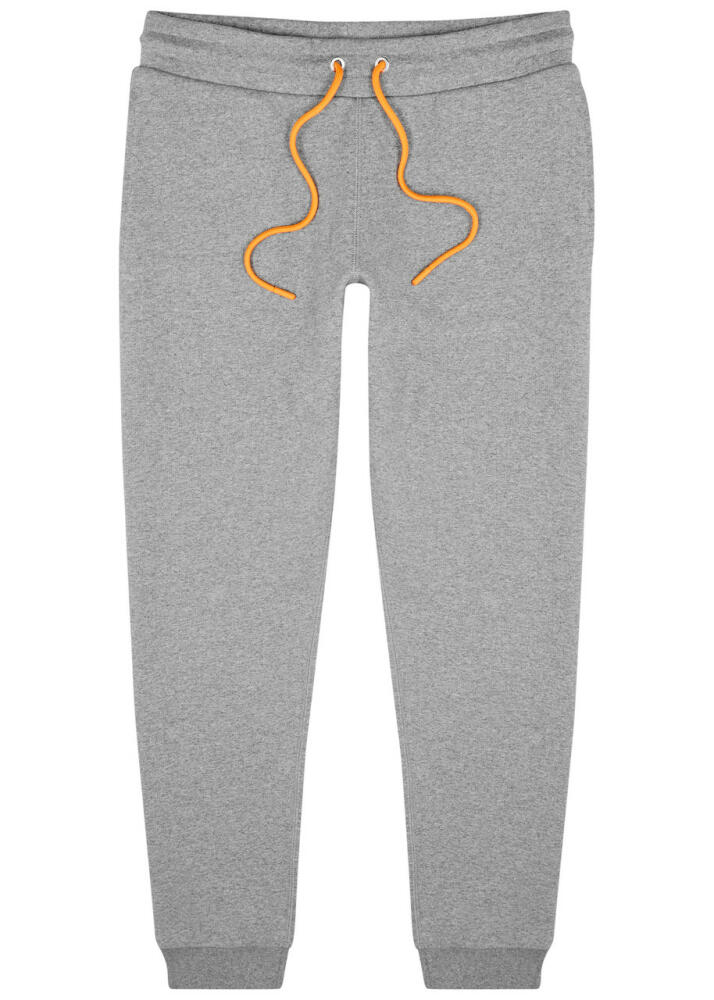 Moncler Logo Cotton Sweatpants - Grey Cover