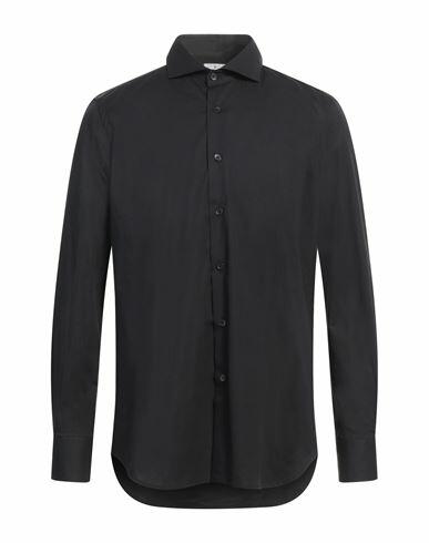 Bagutta Man Shirt Black Size 15 ½ Cotton, Elastane Cover