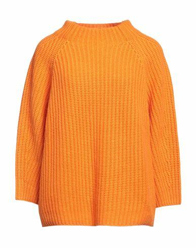 Iris Von Arnim Woman Sweater Orange Cashmere Cover