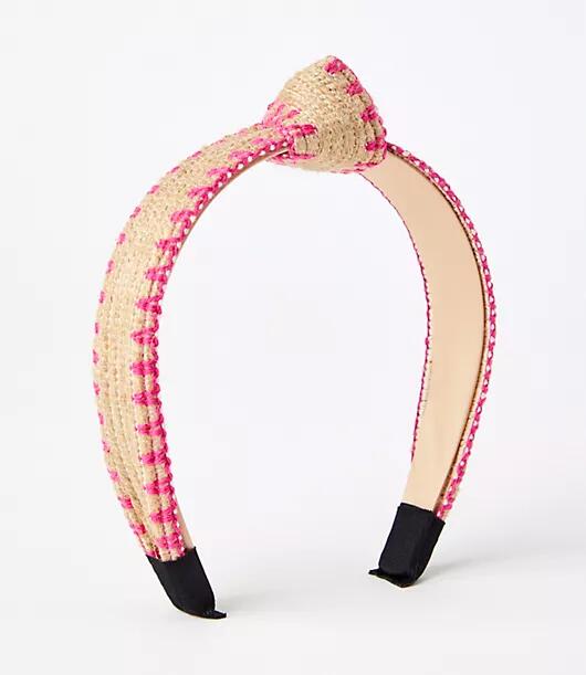 Loft Raffia Headband Cover