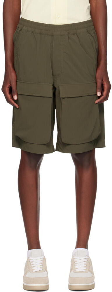 Givenchy Khaki Military Cargo Shorts Cover