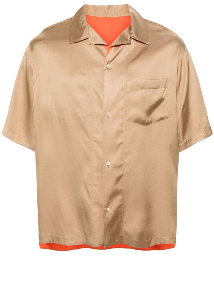 4SDESIGNS short-sleeves reversible shirt - Neutrals Cover