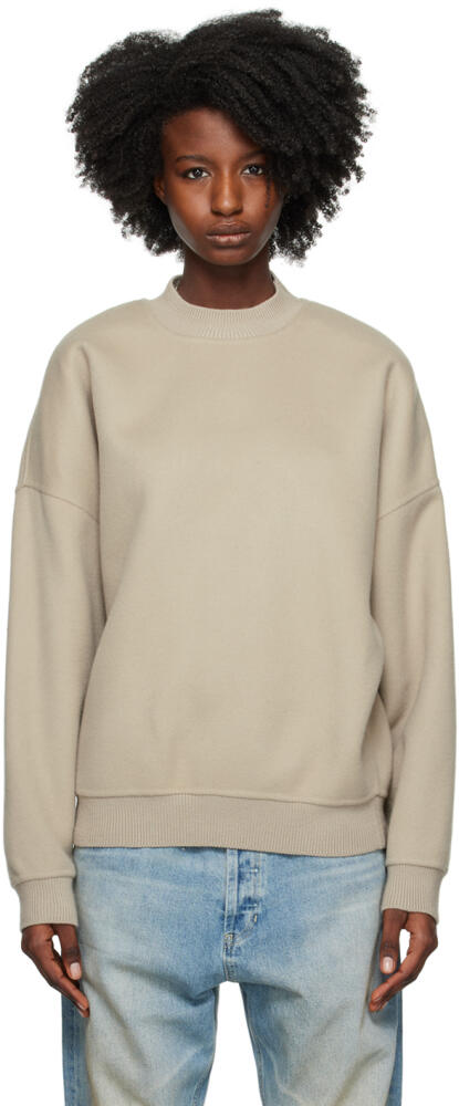 Fear of God Beige Brushed Sweater Cover