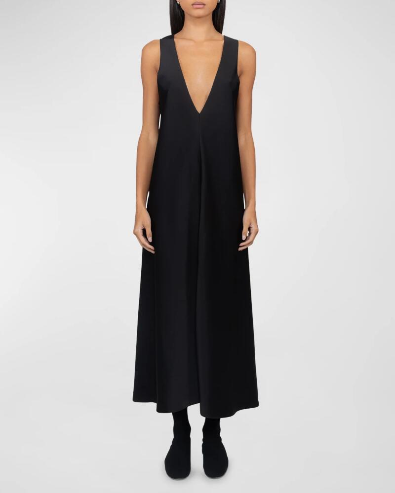 LESET Barb V-Neck Slip Dress Cover