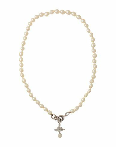 Vivienne Westwood Aleksa Necklace Woman Necklace Silver Brass, Glass Cover