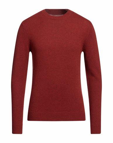 Jack & Jones Man Sweater Rust Wool, Nylon Cover