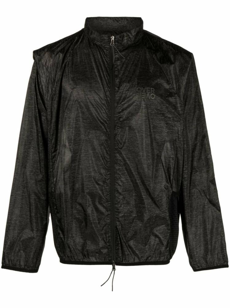 OVER OVER patterned lightweight track jacket - Black Cover