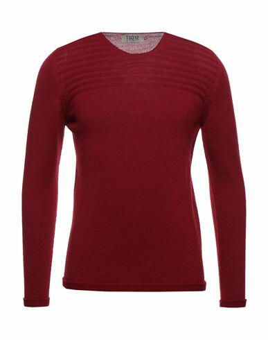 Tsd12 Man Sweater Burgundy Merino Wool, Acrylic Cover