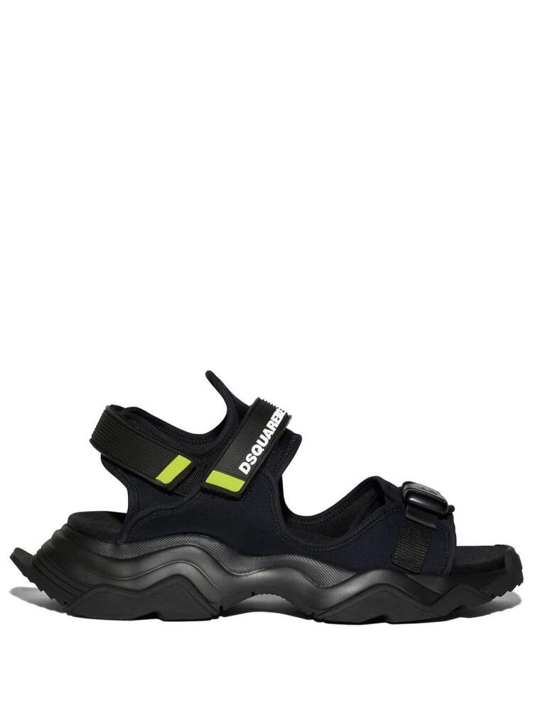 DSQUARED2 touch-strap sandals - Black Cover