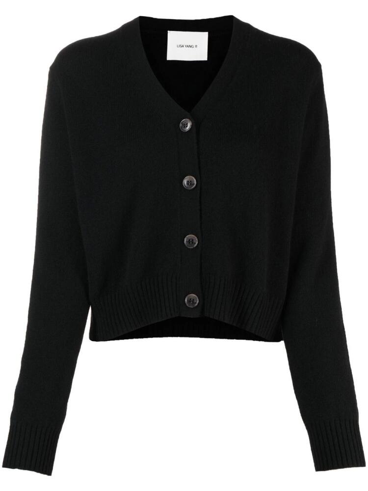 Lisa Yang buttoned cashmere cardigan - Black Cover