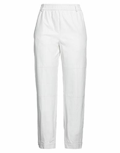 Nude Woman Pants White Polyurethane, Polyester Cover