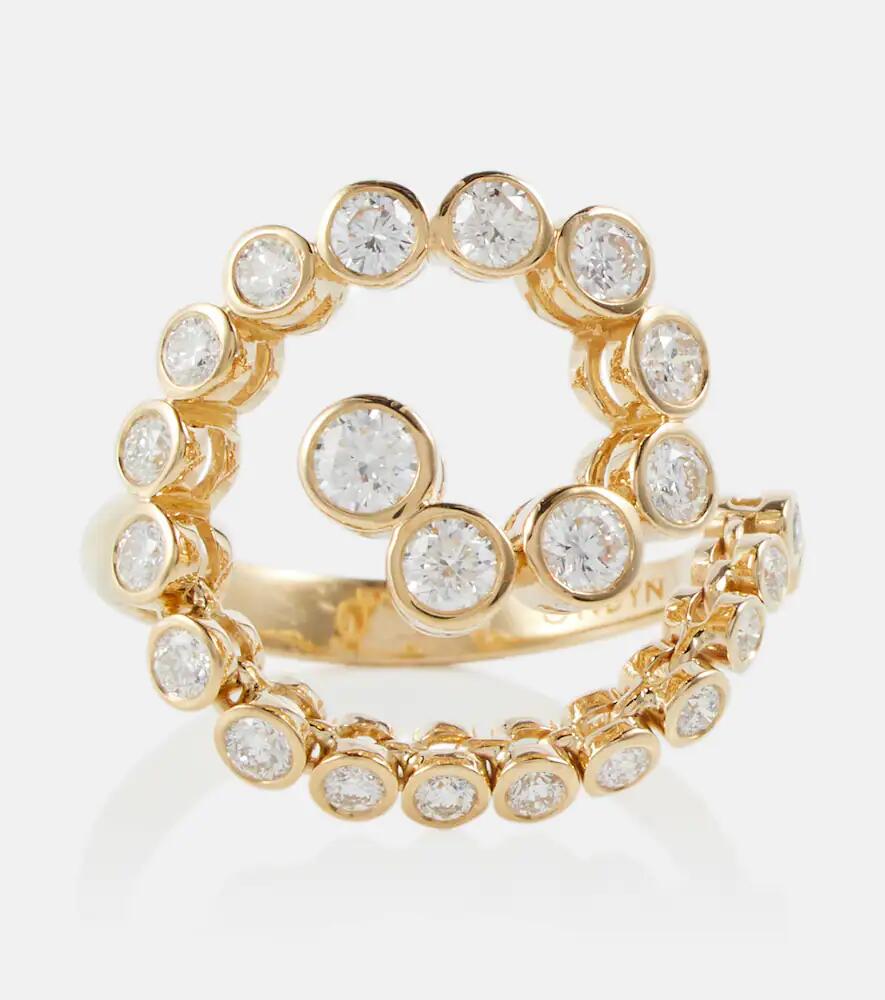 Ondyn Spiralis 14kt gold ring with diamonds Cover