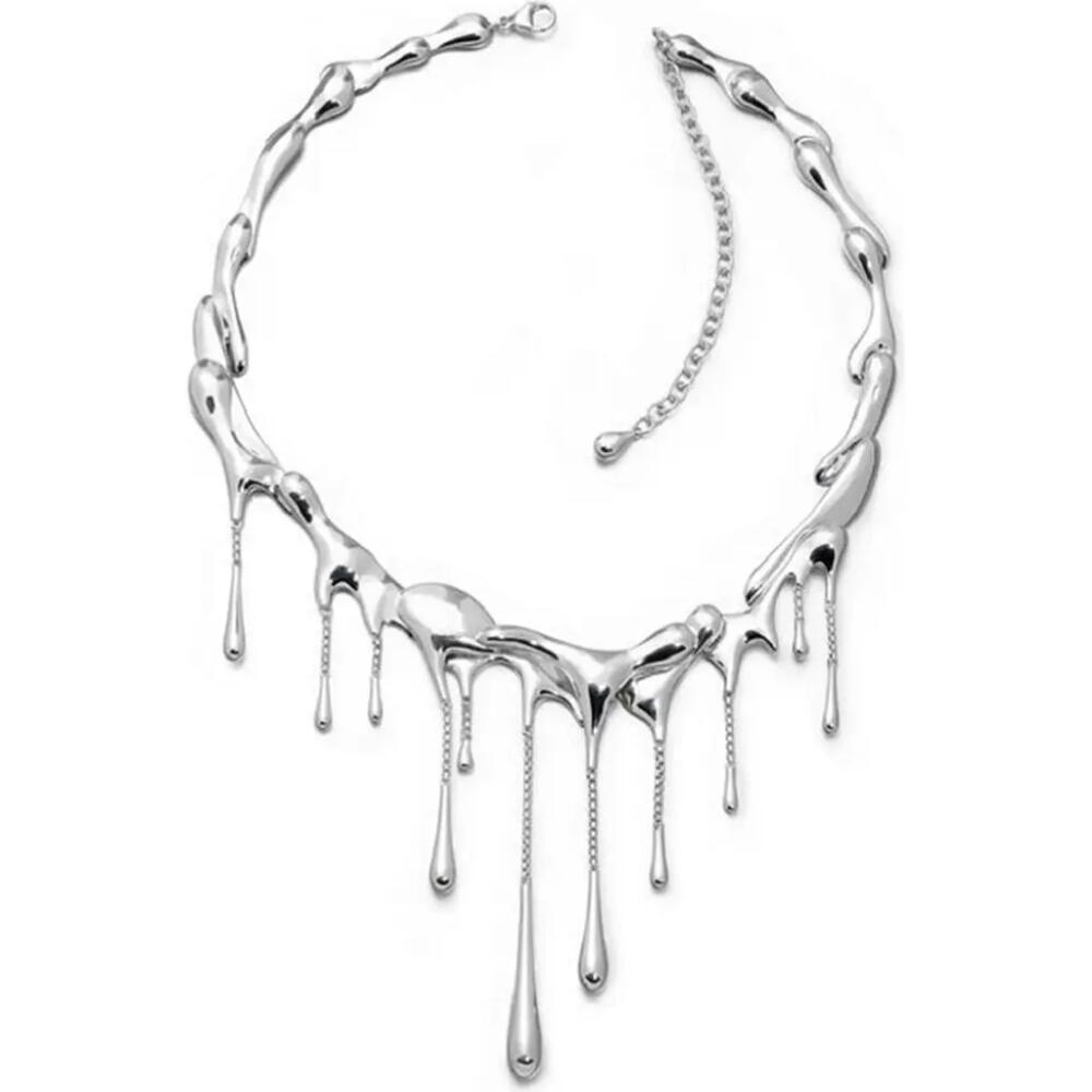 Lucy Quartermaine Multi Drop Necklace in Sterling Silver Cover