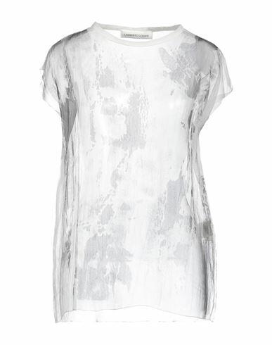 Lamberto Losani Woman Top White Silk Cover