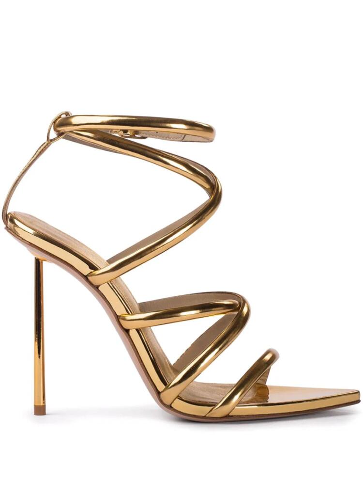 Le Silla Bella leather sandals - Gold Cover