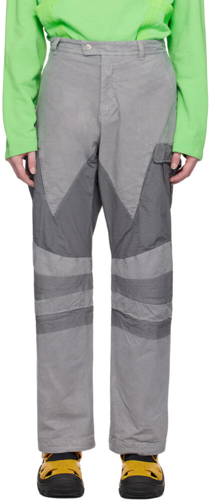 Kiko Kostadinov Gray C.P. Company Edition Cargo Pants Cover