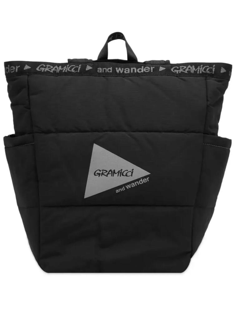 and Wander x Gramicci 2Way backpack - Black Cover