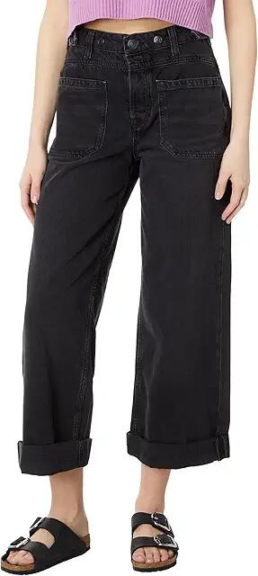 Free People Palmer Cuffed Jean (Outer Space) Women's Dress Pants Cover