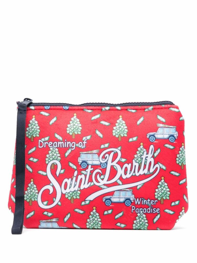 MC2 Saint Barth Aline wooly Xmas Tree pouch - Red Cover