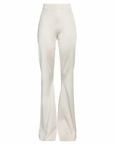 Circus Hotel Woman Pants Ivory Viscose, Polyamide, Metallic fiber, Polyester Cover