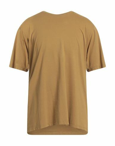 Alpha Studio Man T-shirt Camel Cotton, Elastane Cover