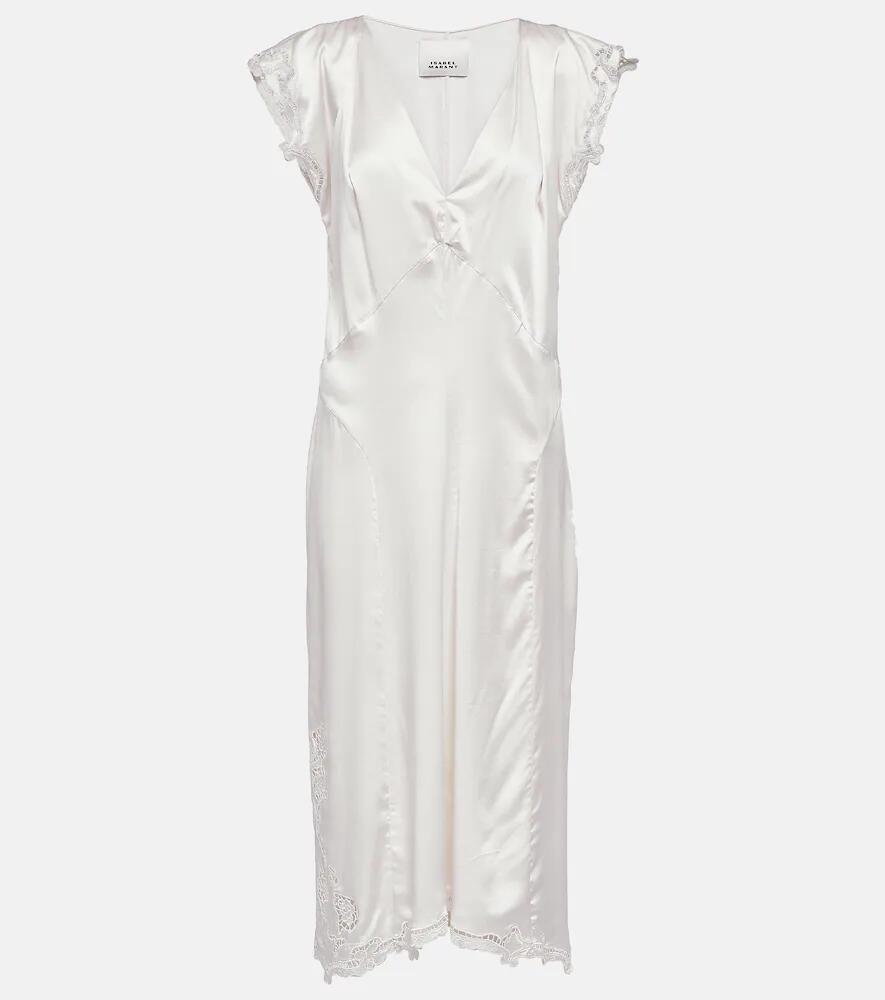 Isabel Marant Jordina silk-blend midi dress Cover