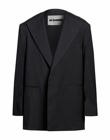 Jil Sander Man Blazer Steel grey Wool Cover