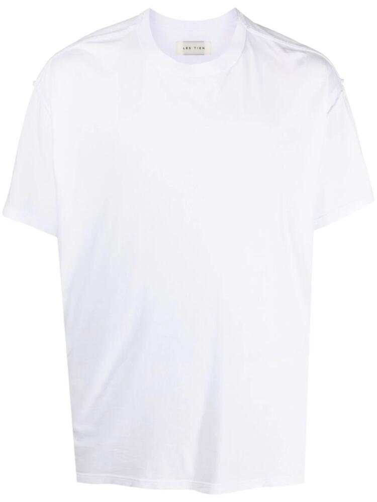 Les Tien crew-neck cotton T-shirt - White Cover