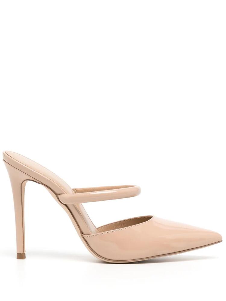 Michael Kors Jessa 110mm patent pumps - Neutrals Cover