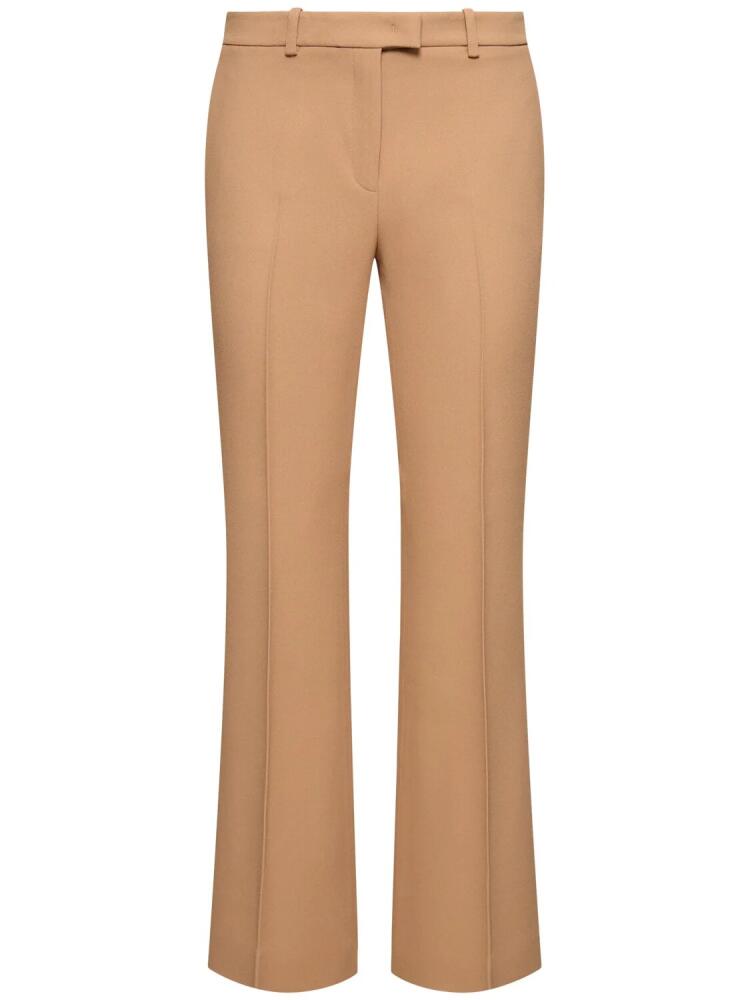 MICHAEL KORS COLLECTION Haylee Flared Crepe Cropped Pants Cover