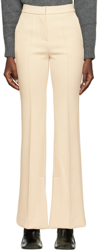 Recto Beige Double-Faced Trousers Cover